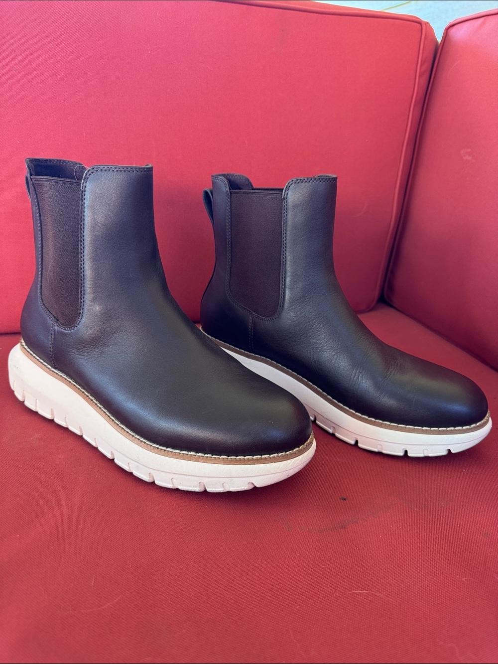 Cole Haan Women's Chelsea Sport Boots in Dark Brown